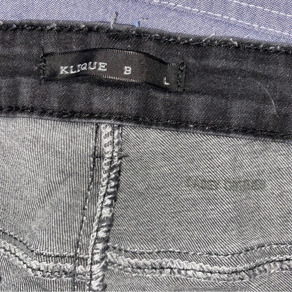 Bundle Lot Of 2 Womens Jeans black Shorts Levis, Klique 29 L - Picture 7 of 11